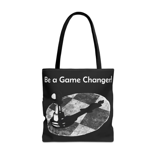 Be a Game Changer Inspirational Chess Tote Bag