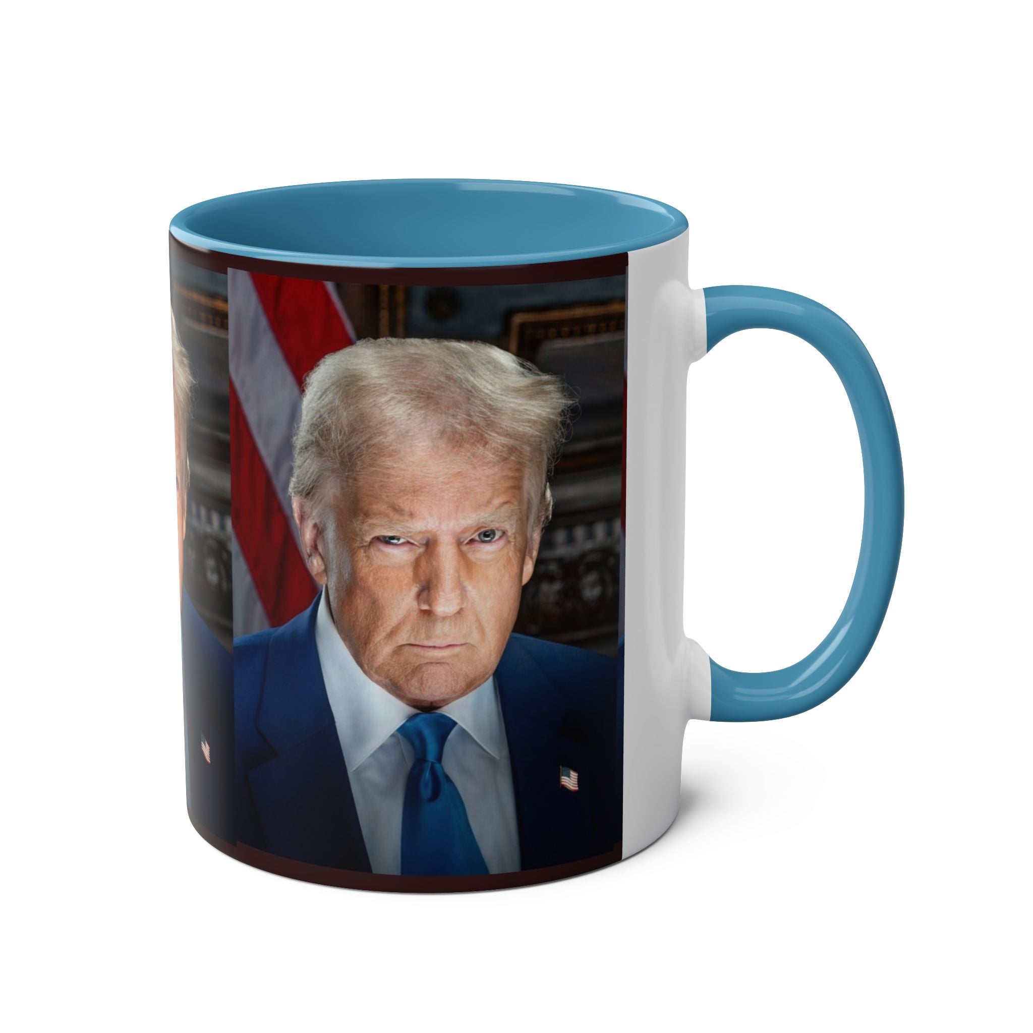 Mug - Donald Trump President of the United States 11oz Two-Tone Coffee Mug
