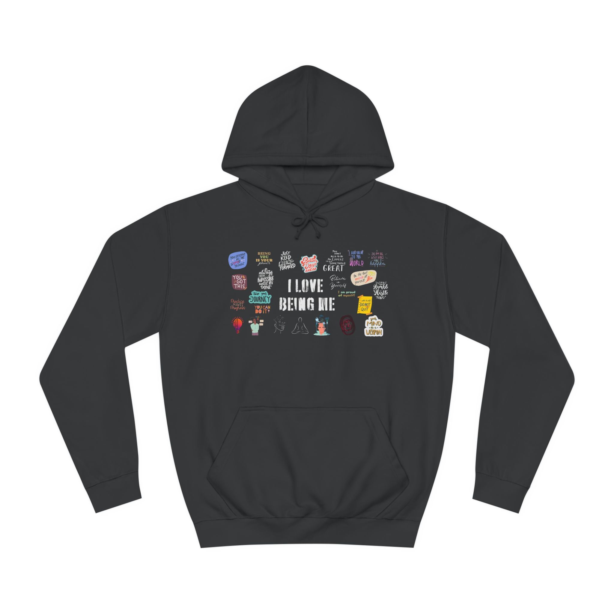 Motivationl Hoodie, Unisex, Self Affirmations, Comfort, Gift, Warm, Cozy