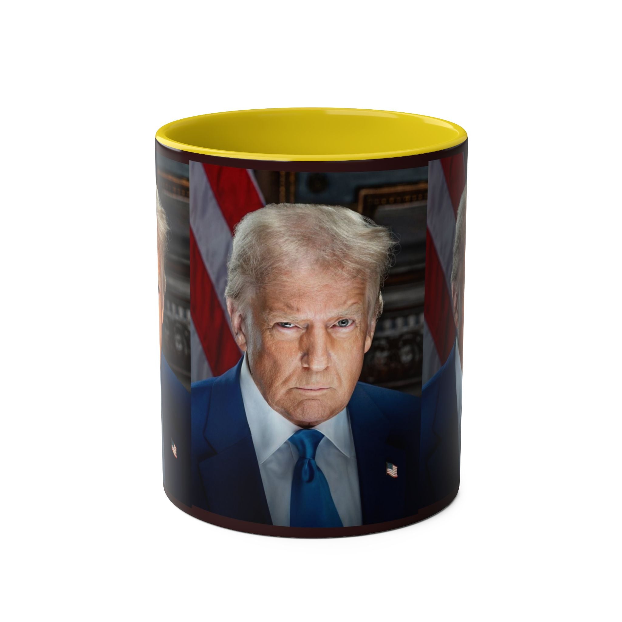 Mug - Donald Trump President of the United States 11oz Two-Tone Coffee Mug