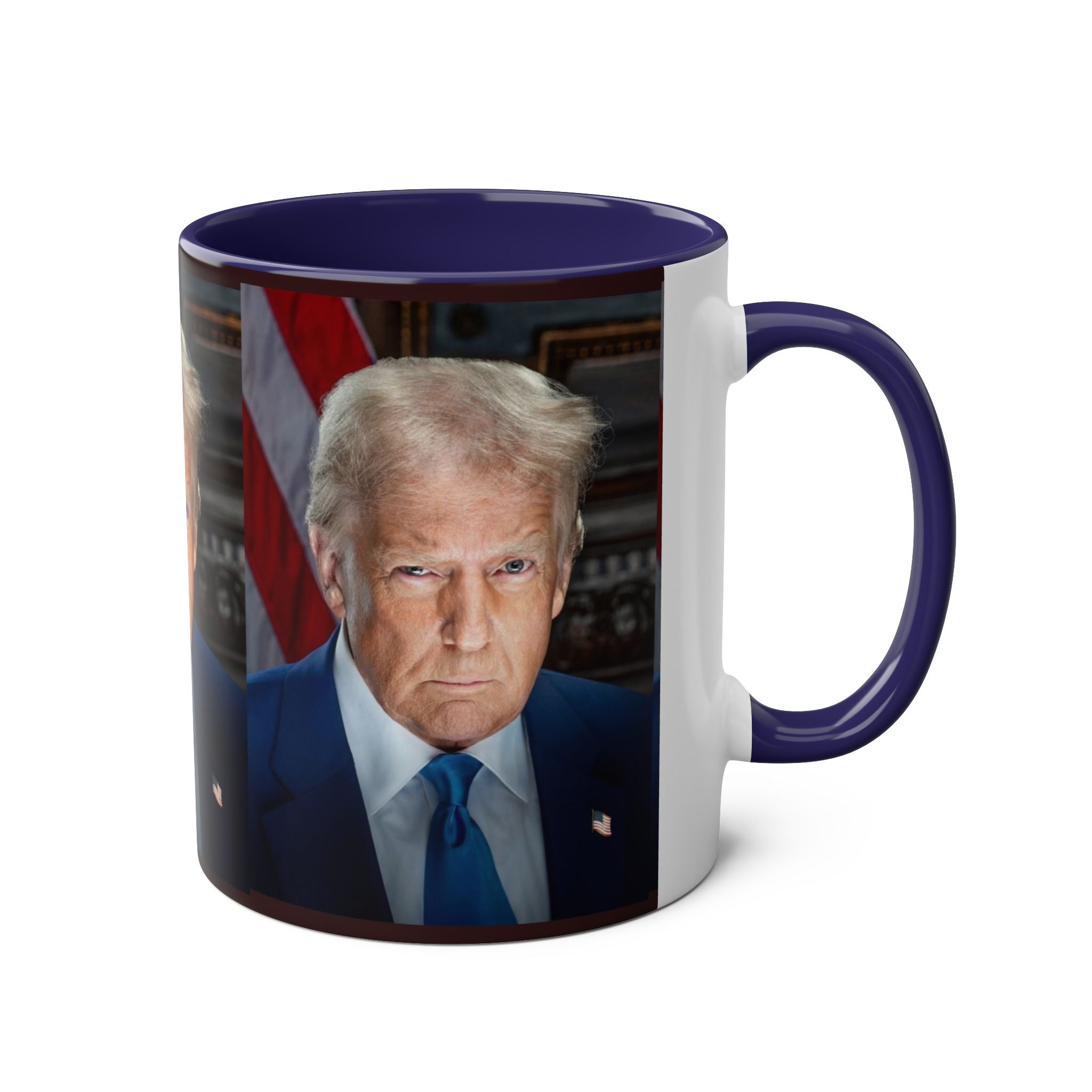 Mug - Donald Trump President of the United States 11oz Two-Tone Coffee Mug