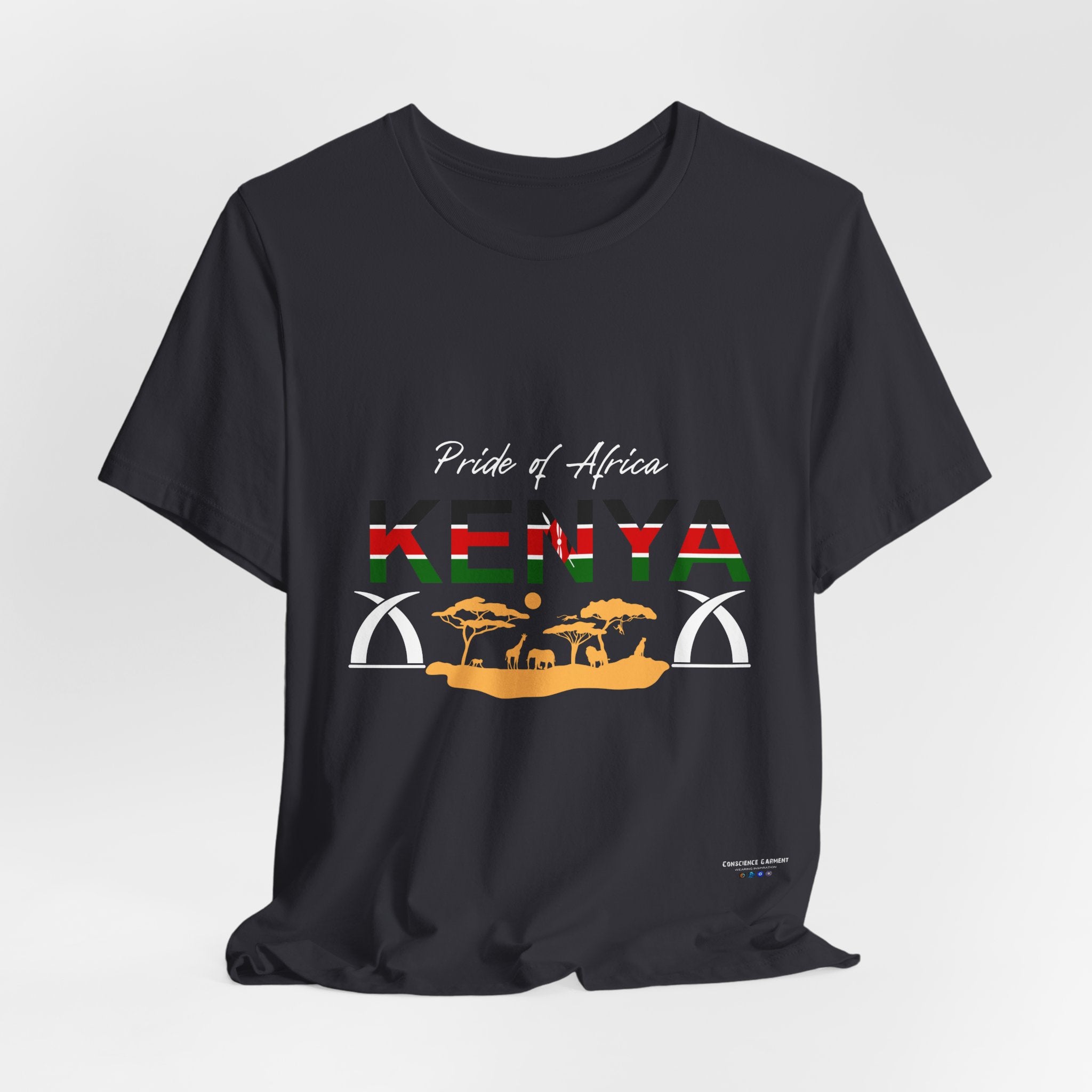 Pride of Africa Kenya T-Shirt | Unisex Short Sleeve Tee for Travelers and Culture Enthusiasts