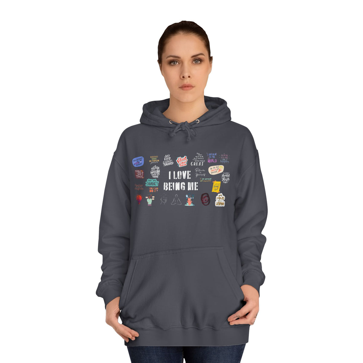 Motivationl Hoodie, Unisex, Self Affirmations, Comfort, Gift, Warm, Cozy