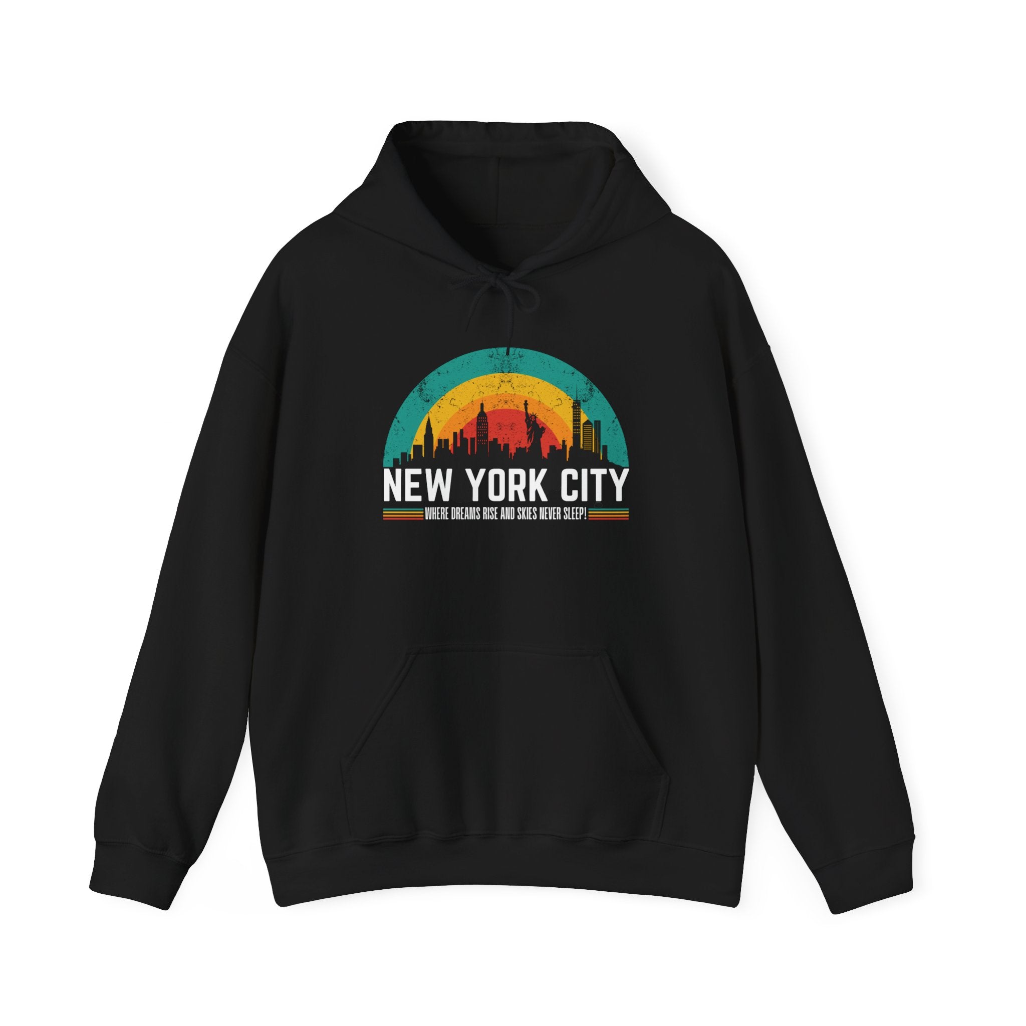 Hooded Sweatshirt - New York City Skyline