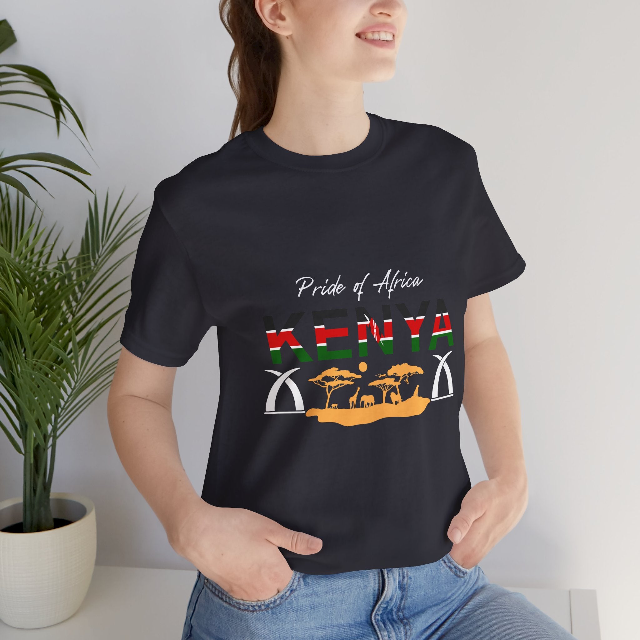 Pride of Africa Kenya T-Shirt | Unisex Short Sleeve Tee for Travelers and Culture Enthusiasts
