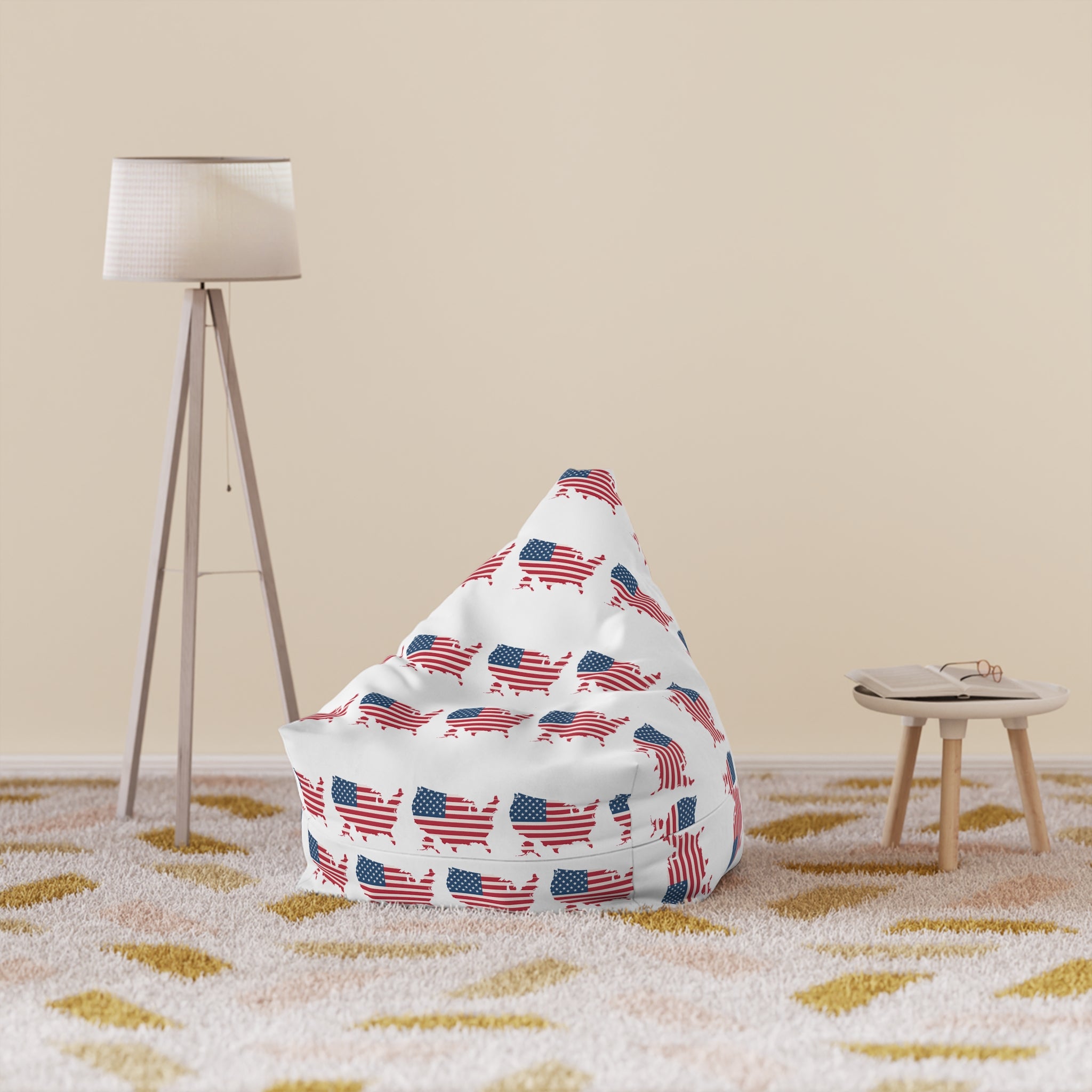 USA Bean Bag Chair, Big Joe Classic Bean Bag, 100% polyester