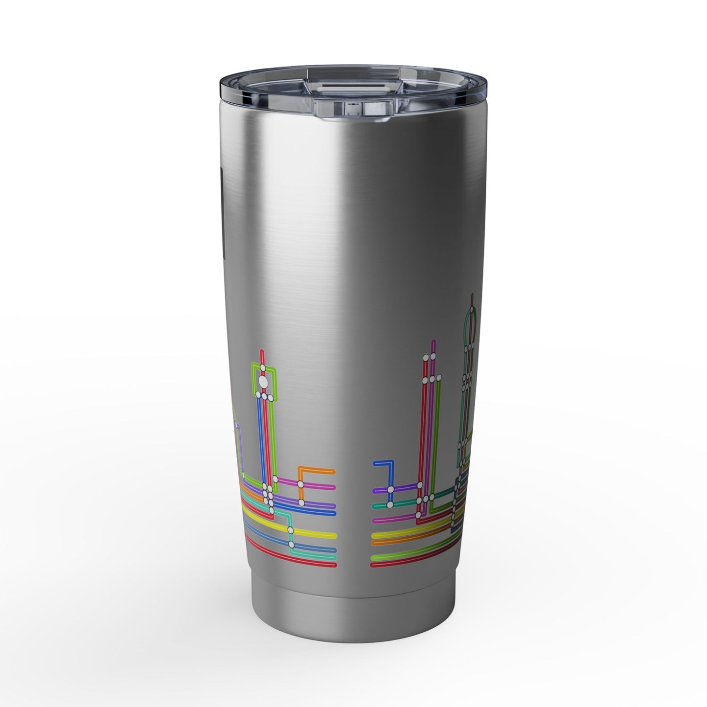 20oz Stainless Tumbler — Tube Line Landscape Mind the Gap Travel Cup
