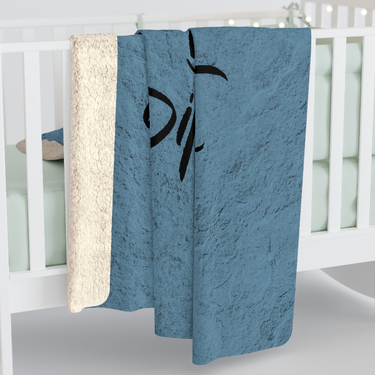 Be Different Sherpa Fleece Blanket — Inspirational Fish Design, Cozy Throw for Gifts & Home