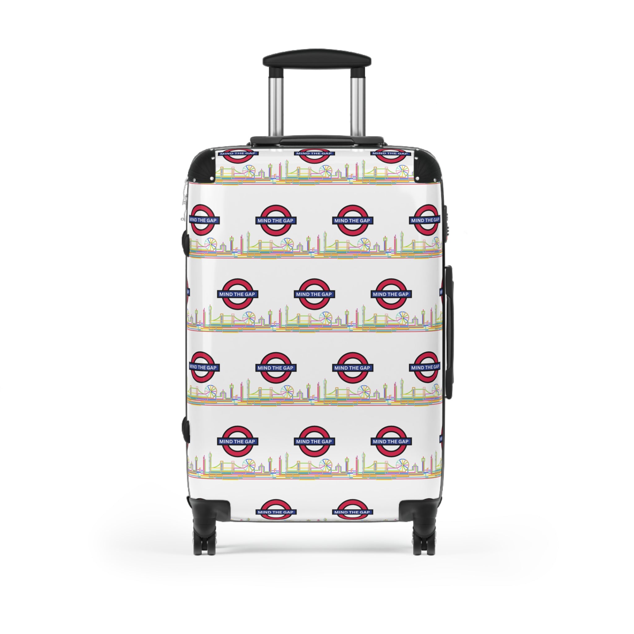 Stylish Travel Suitcase with London Design, Rolling Luggage, Vacation Bag, Adventure Gear, Unique Patterns, Travel Accessory