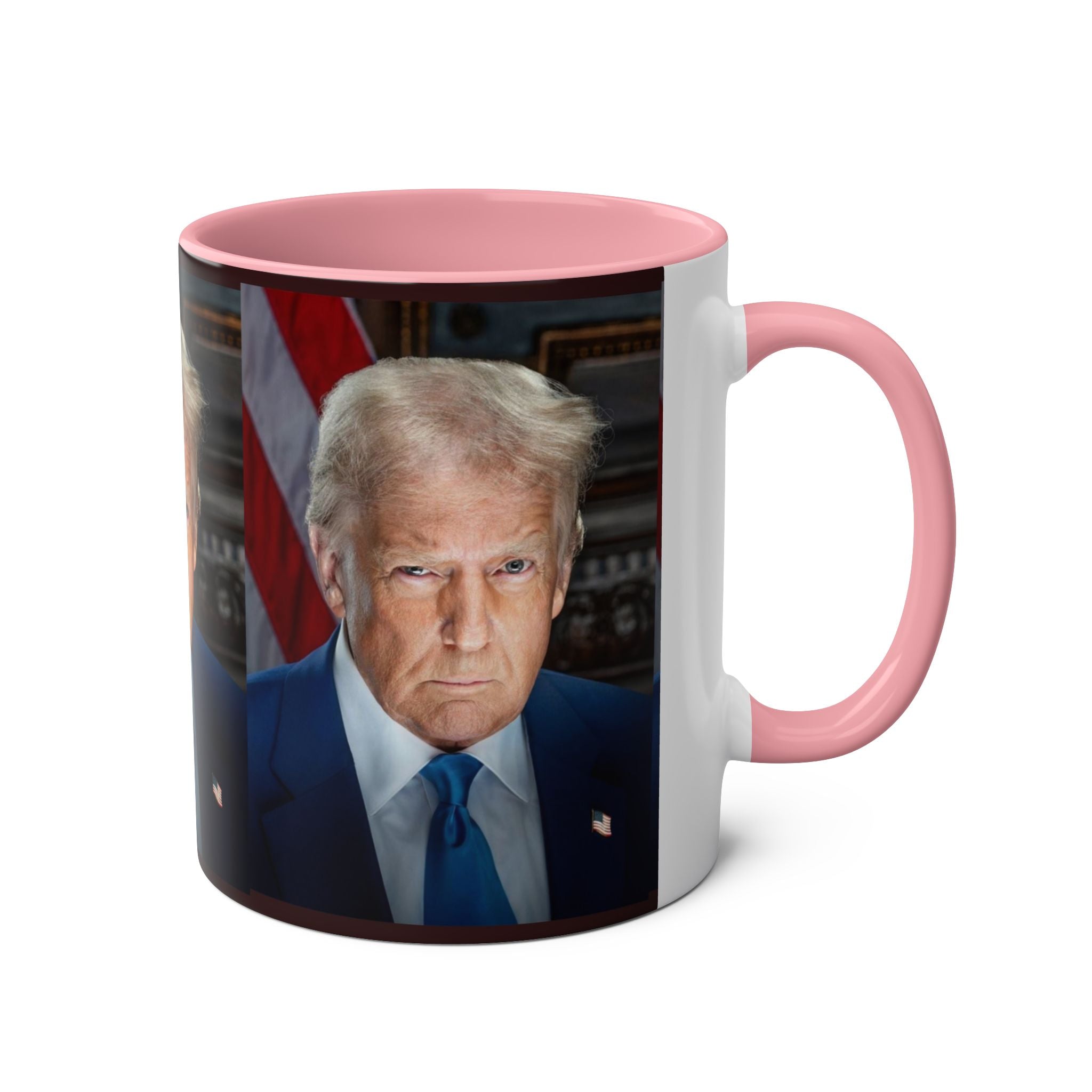 Mug - Donald Trump President of the United States 11oz Two-Tone Coffee Mug