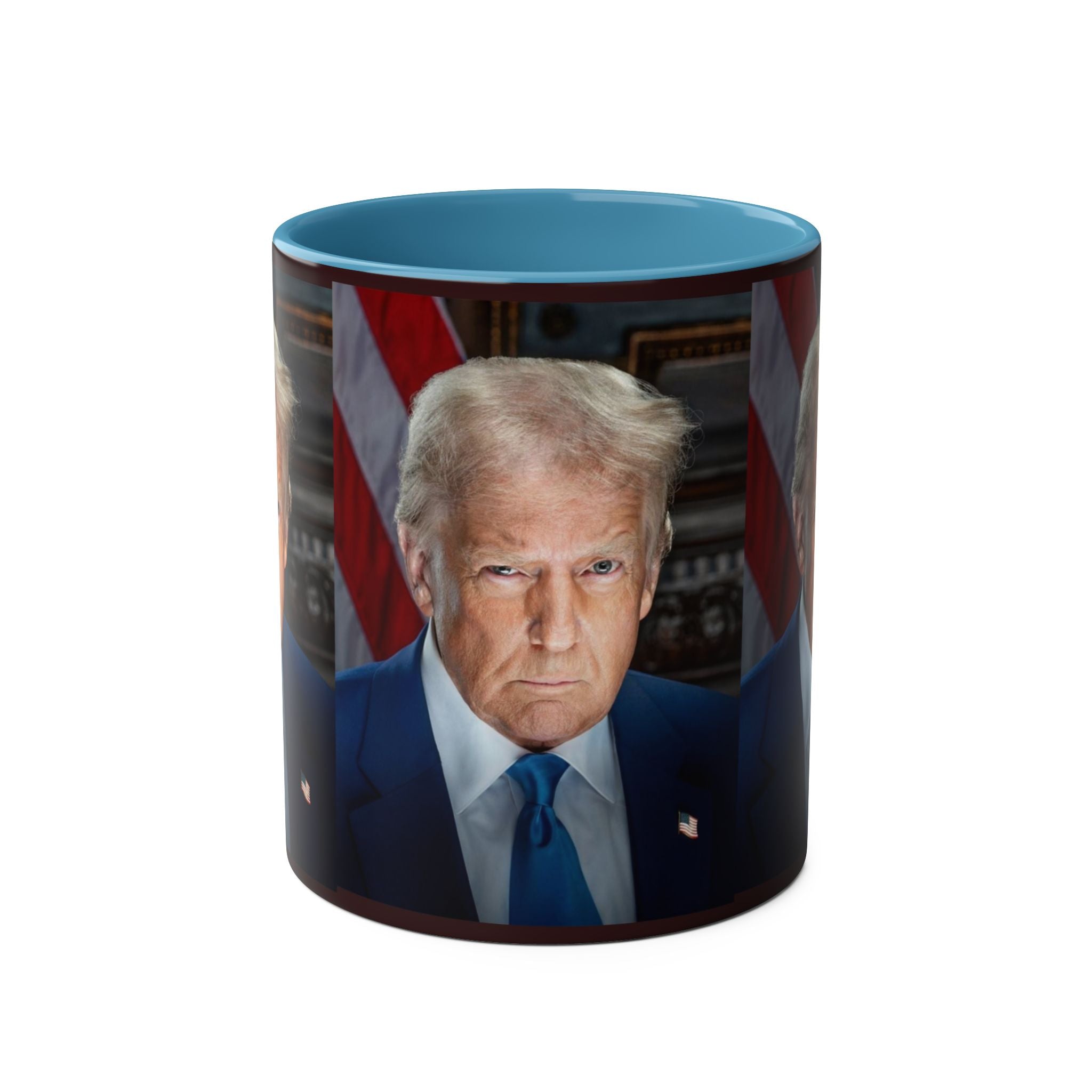 Mug - Donald Trump President of the United States 11oz Two-Tone Coffee Mug