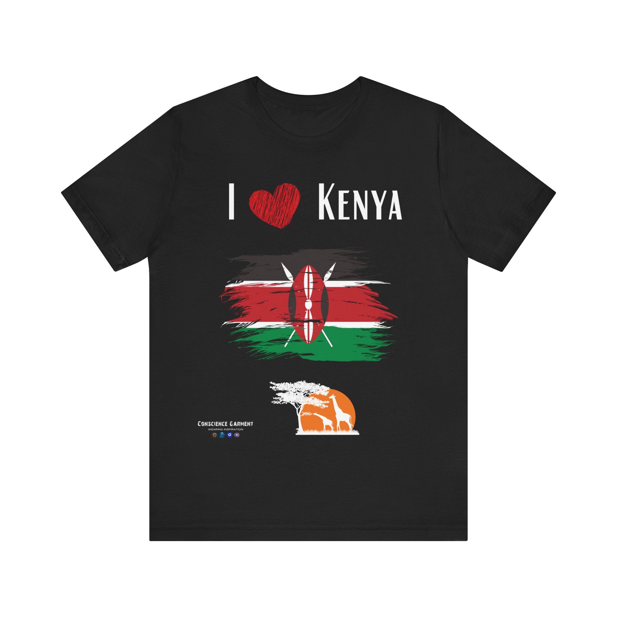 Kenya Love Unisex Jersey Tee - Celebrate Your Heritage!