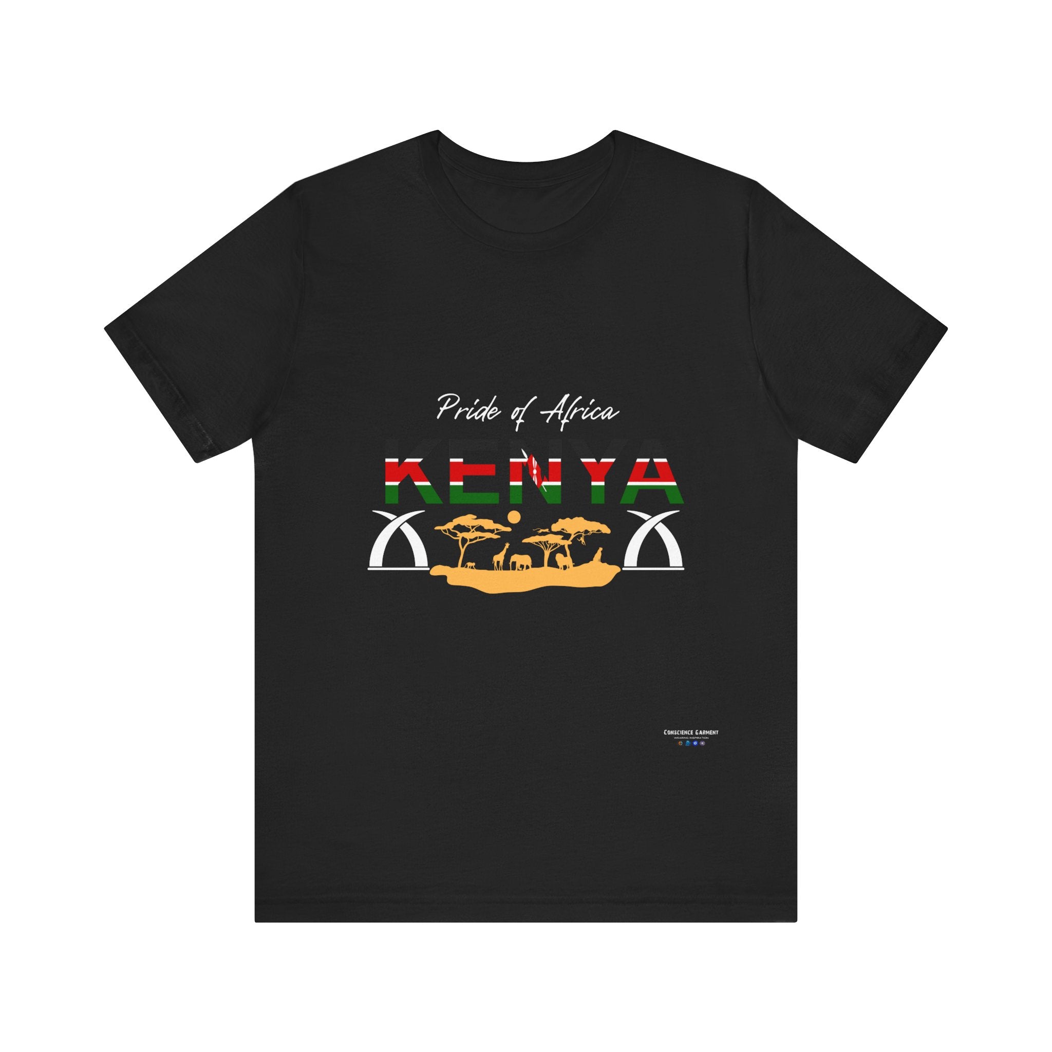 Pride of Africa Kenya T-Shirt | Unisex Short Sleeve Tee for Travelers and Culture Enthusiasts