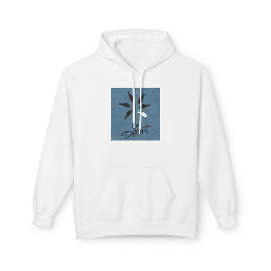 Be Different Motivational Hoodie — 'Thrive' Floral Graphic Pullover