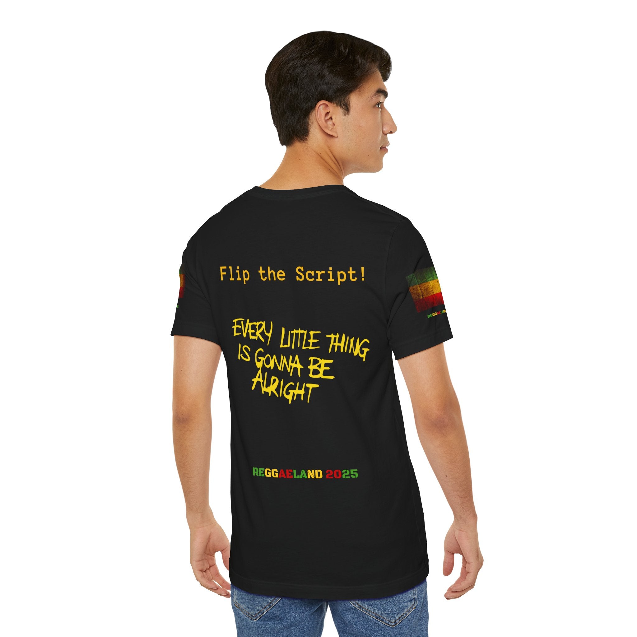 Simple Reggae Love Unisex T-shirt, Celebrate Unity, Peace, Culture, Music, Africa, Jamaica, Gift for Music Lovers, Festivals, and Holidays