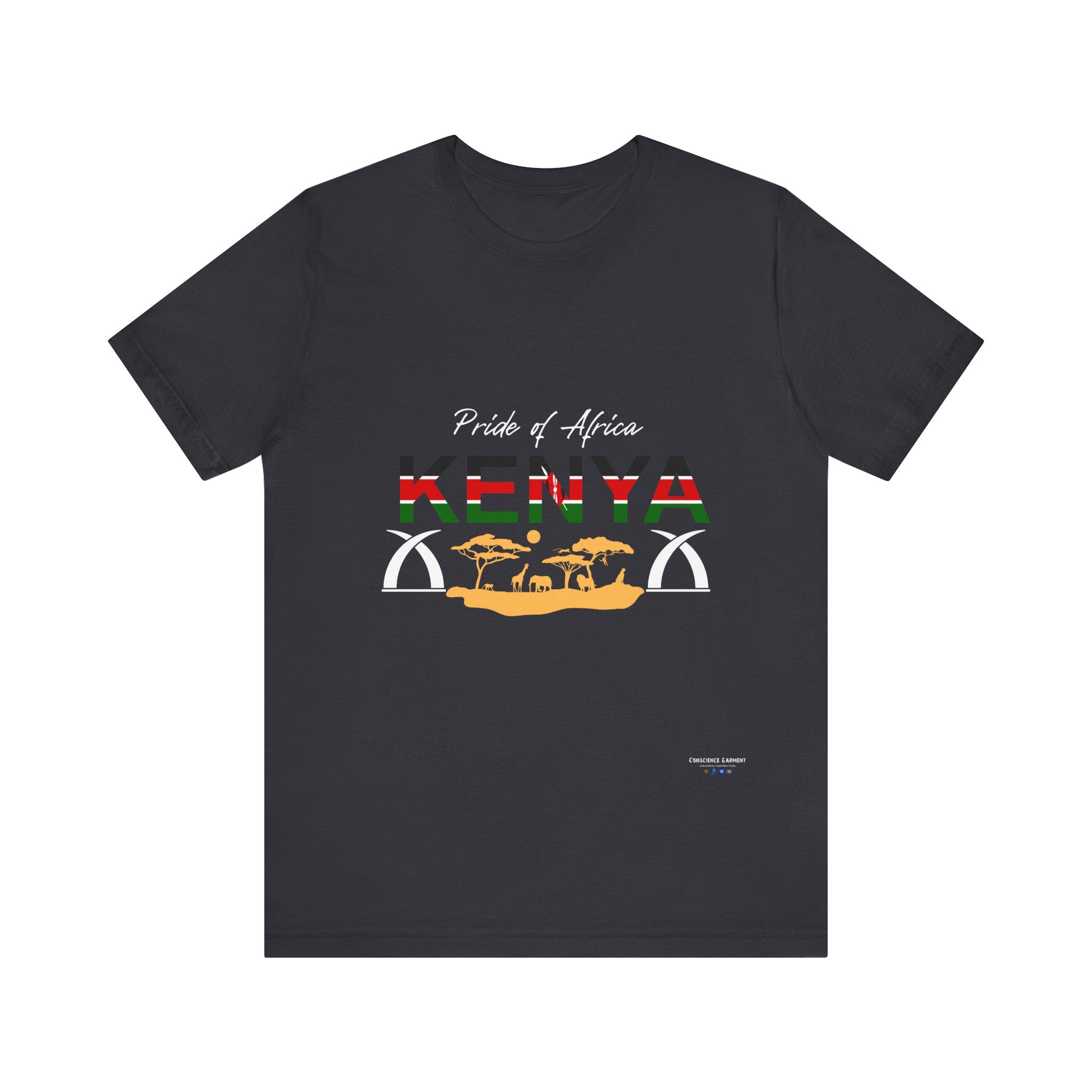 Pride of Africa Kenya T-Shirt | Unisex Short Sleeve Tee for Travelers and Culture Enthusiasts