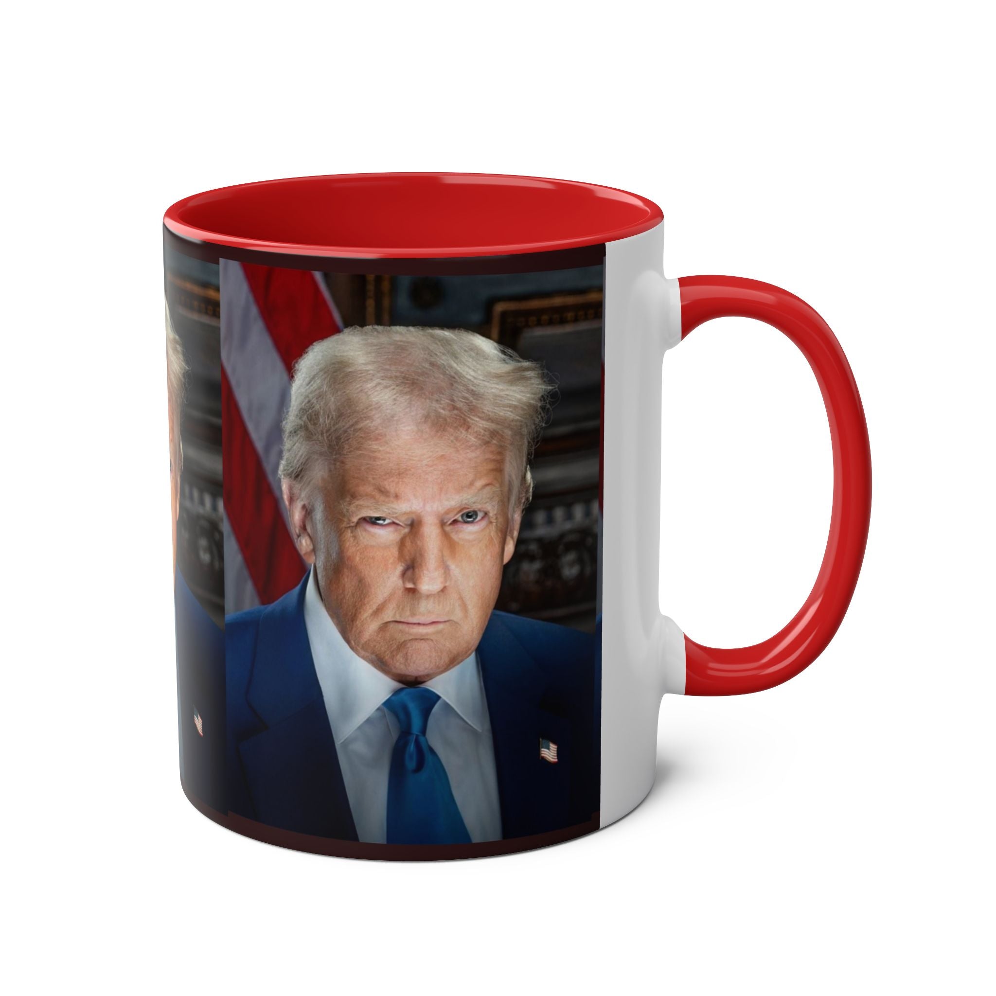 Mug - Donald Trump President of the United States 11oz Two-Tone Coffee Mug