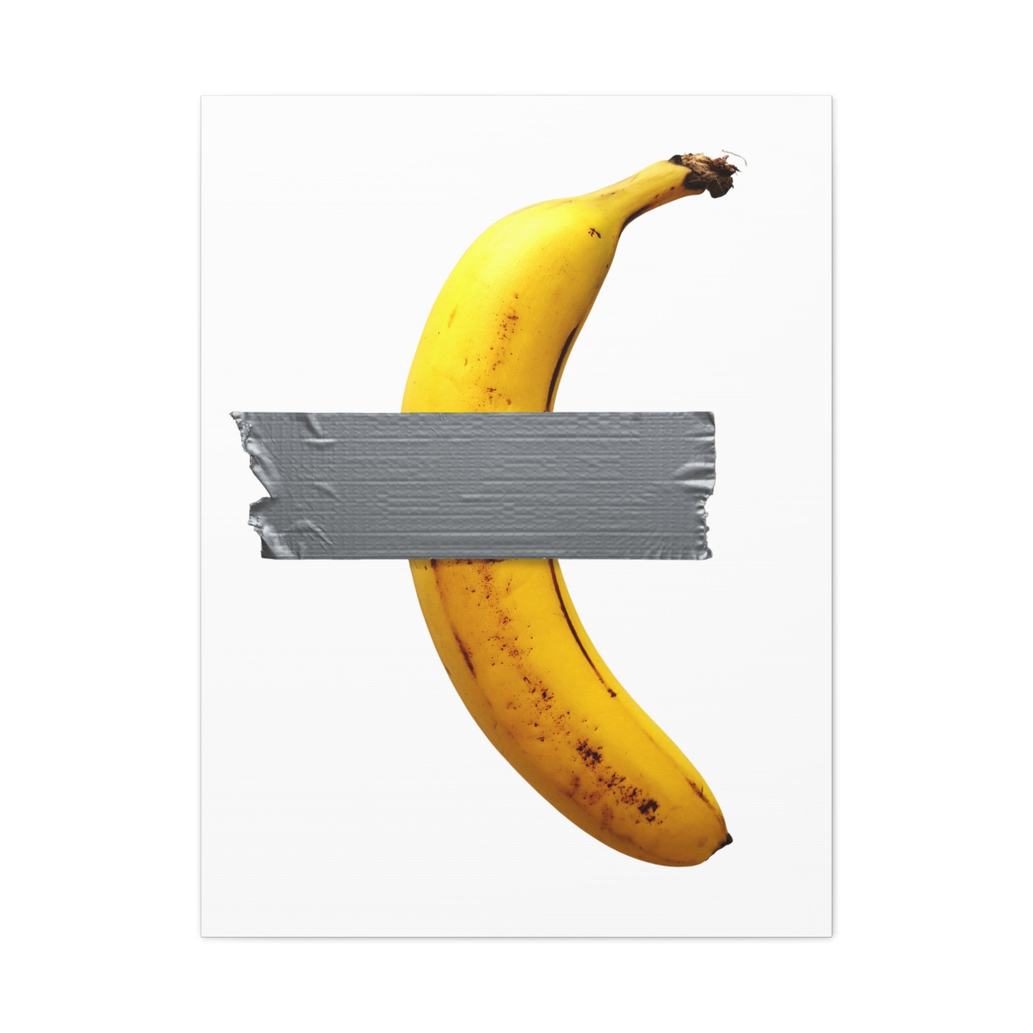 Canvas Wall Art, Funny Duct Tape Banana, Millon Dollar Modern Art Decor, Unique Gift, Fine Art, Home Decor, Trendy