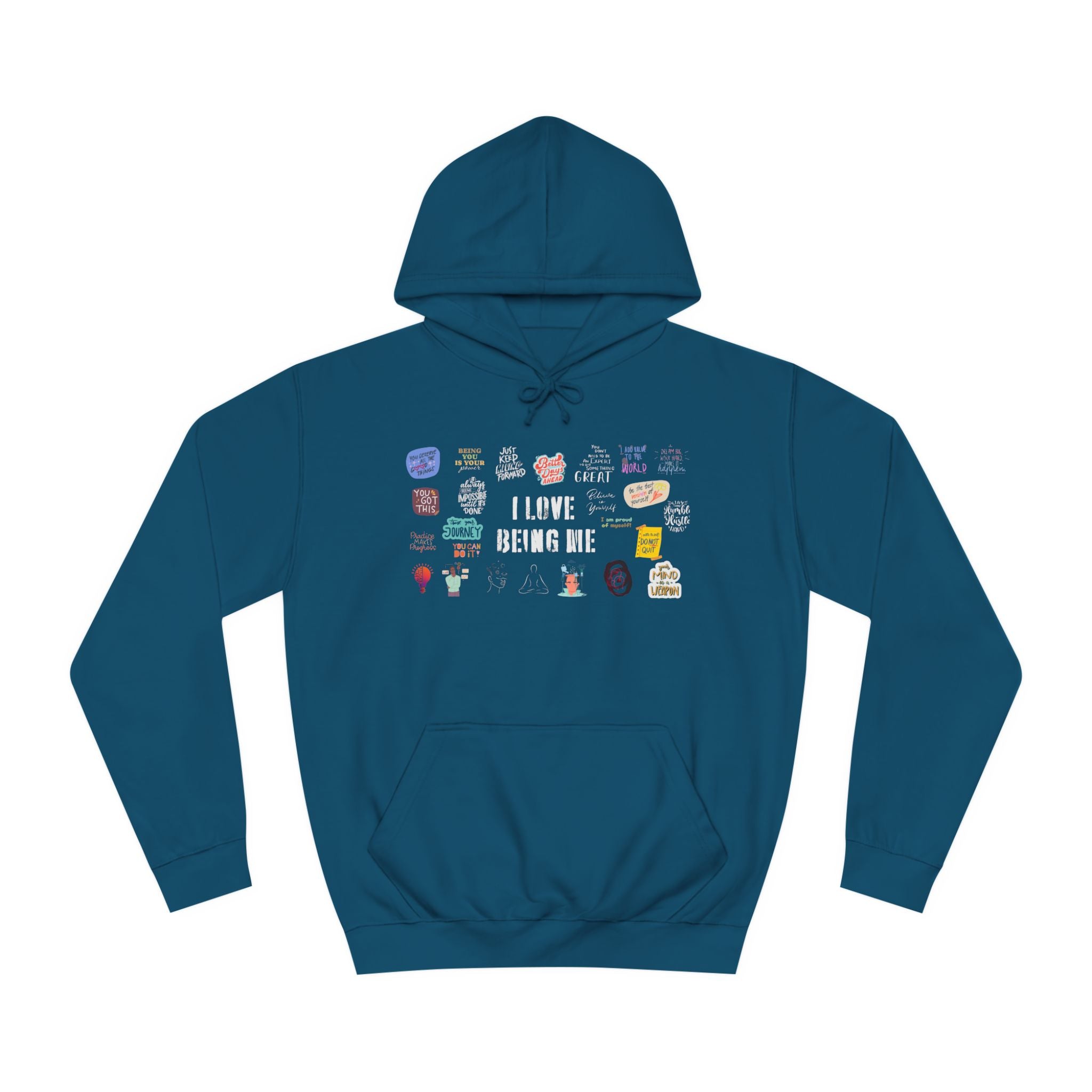 Motivationl Hoodie, Unisex, Self Affirmations, Comfort, Gift, Warm, Cozy
