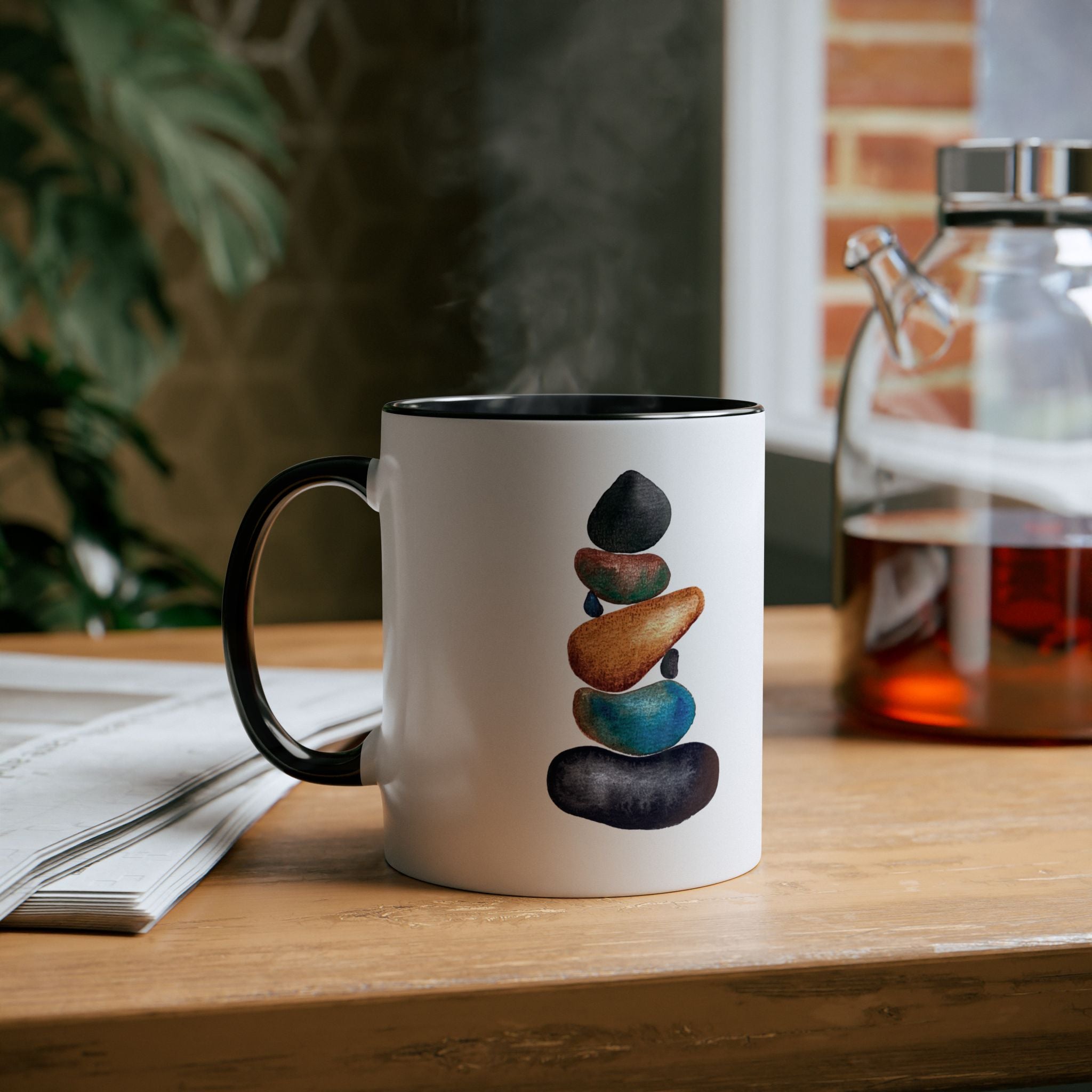Find your Balance, Balancing Stones Coffee Mug