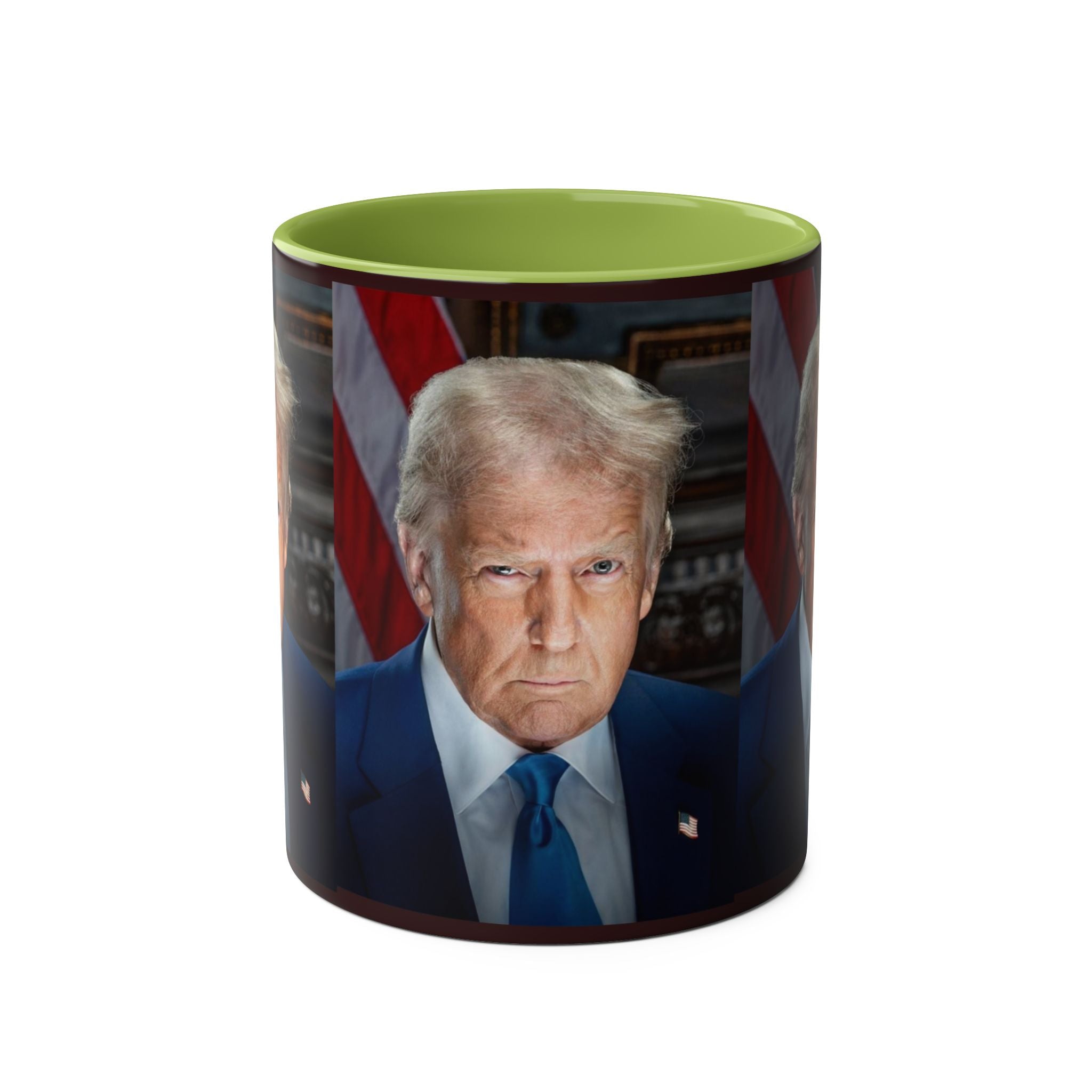 Mug - Donald Trump President of the United States 11oz Two-Tone Coffee Mug
