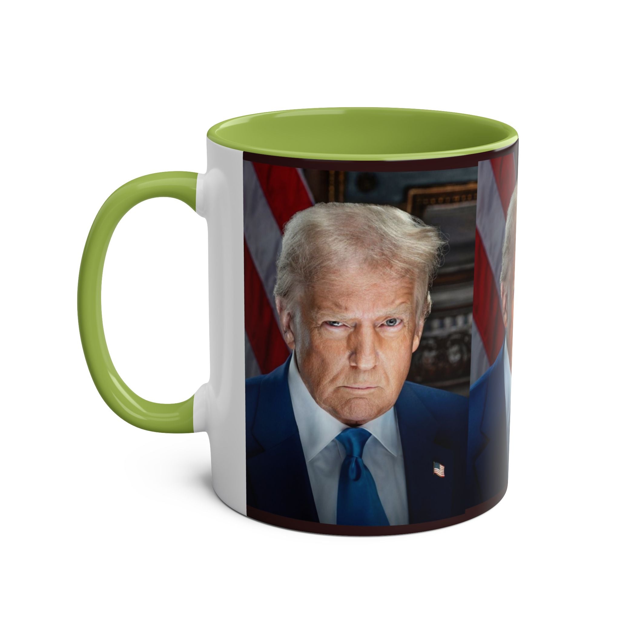 Mug - Donald Trump President of the United States 11oz Two-Tone Coffee Mug