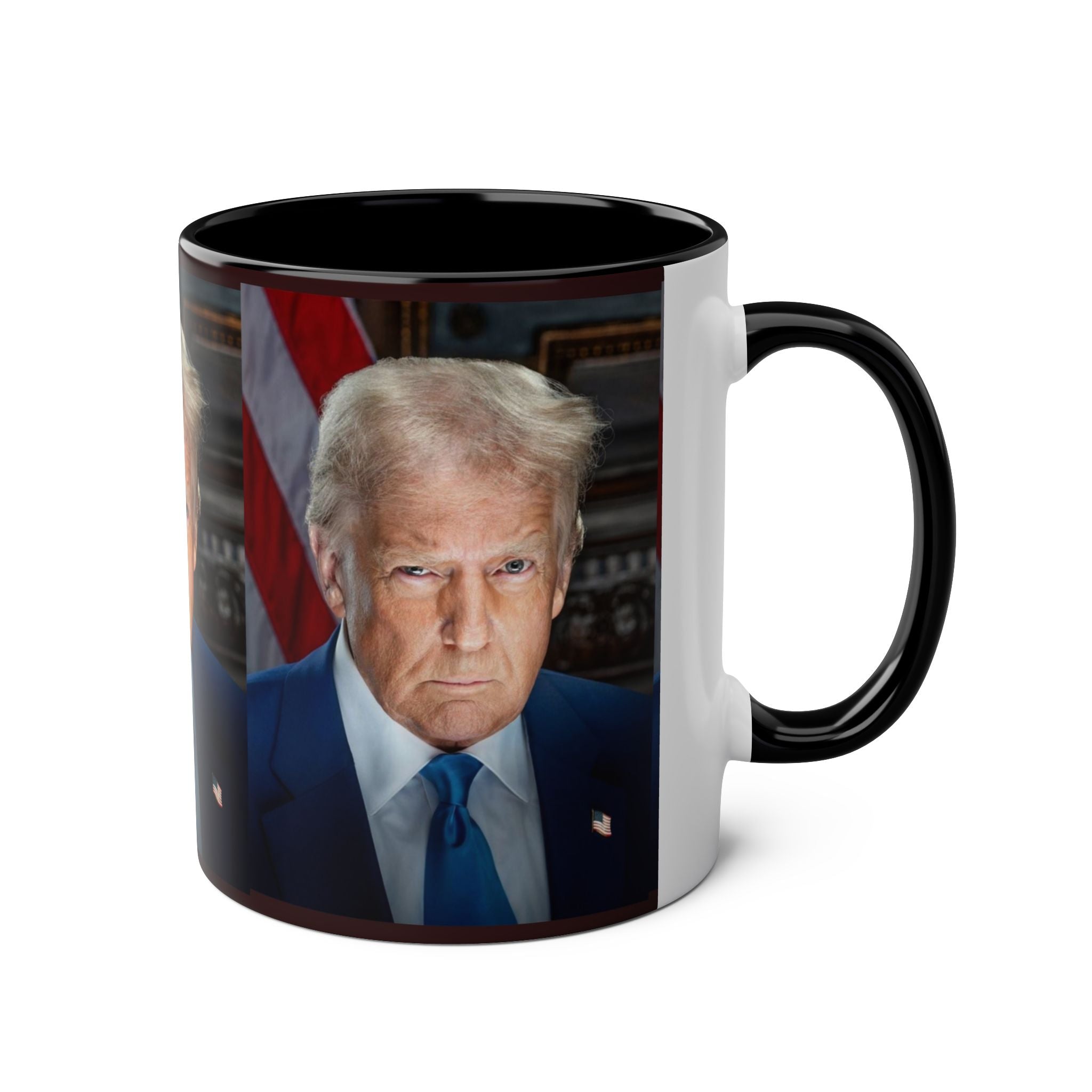 Mug - Donald Trump President of the United States 11oz Two-Tone Coffee Mug