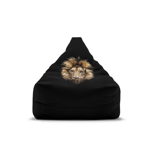 Lion Face Bean Bag Cover — Wild Safari Accent for Kids' Room & Living Space - Conscience Garment
