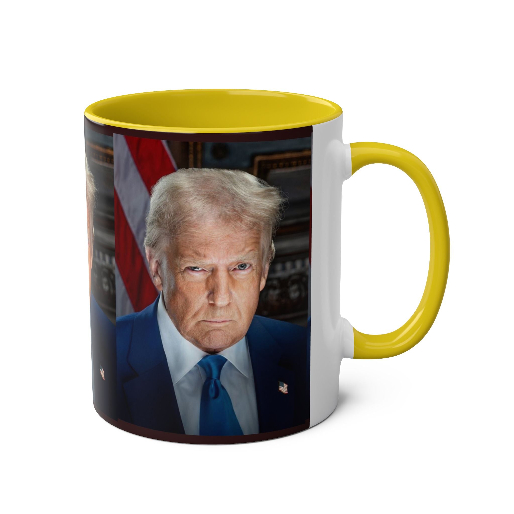 Mug - Donald Trump President of the United States 11oz Two-Tone Coffee Mug