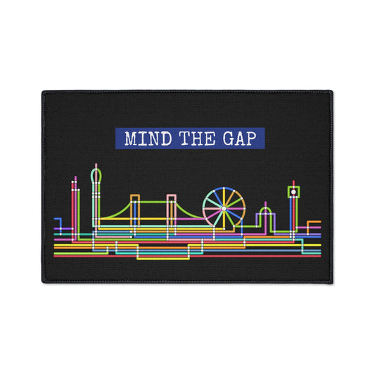 Colorful Mind the Gap Floor Mat - Conscience Garment