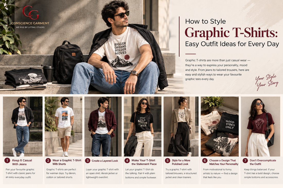 How to Style Graphic T-Shirts: Easy Outfit Ideas for Every Day