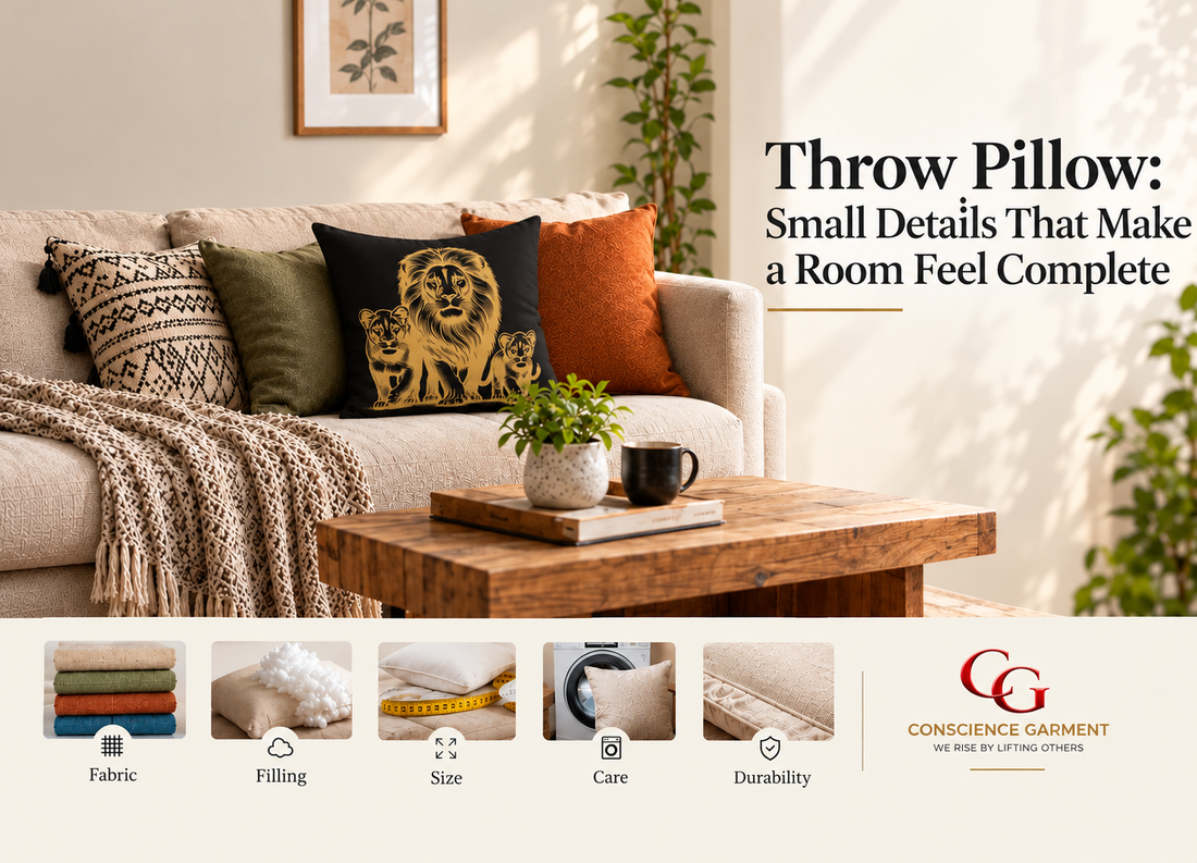 Throw Pillow: Small Details That Make a Room Feel Complete
