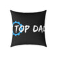 Top Dad Pillow — Square Decorative Throw Pillow