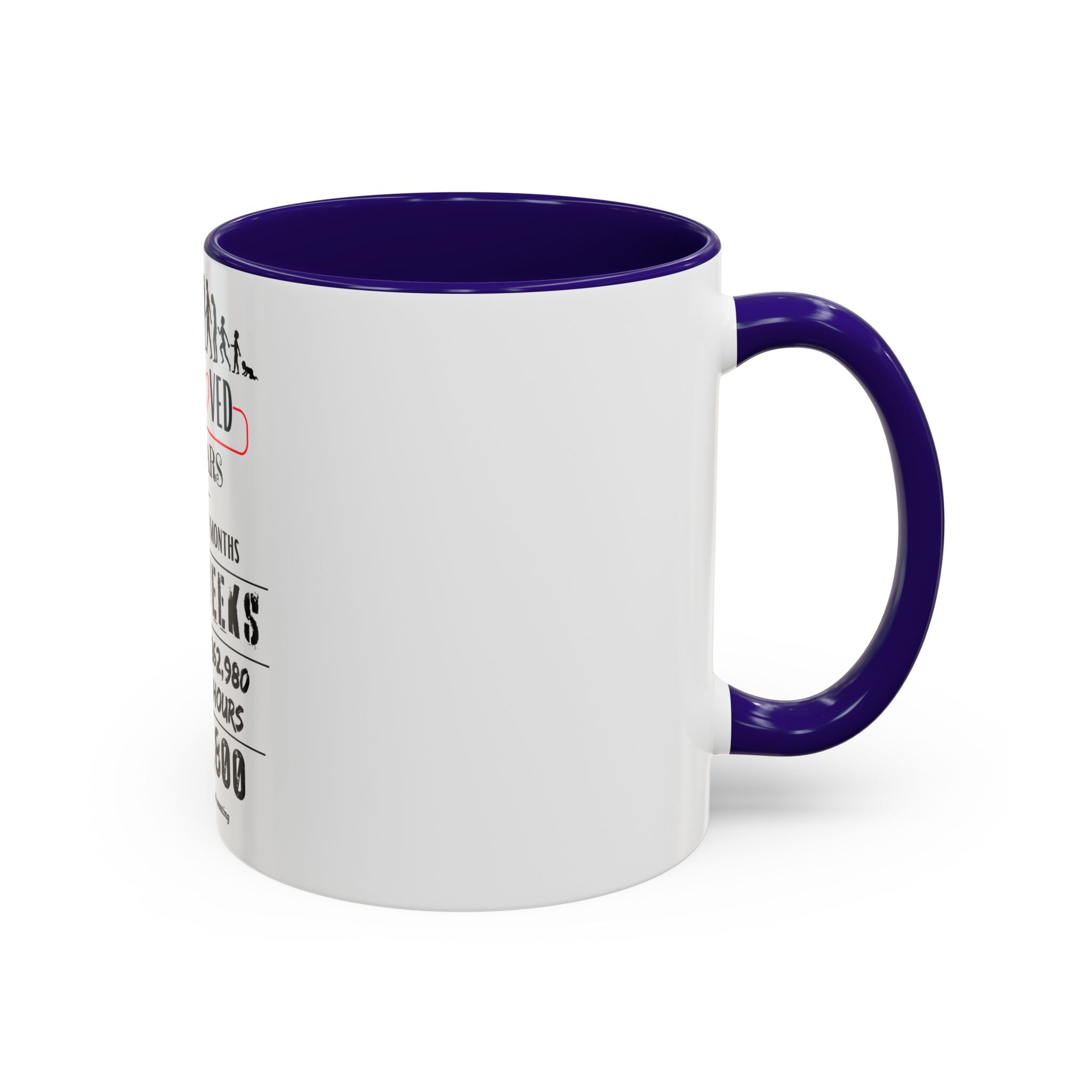 30th Birthday Two-Tone Coffee Mug, 11oz (US)