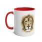 Lion Mosaic Design and Quote Mug, 11oz