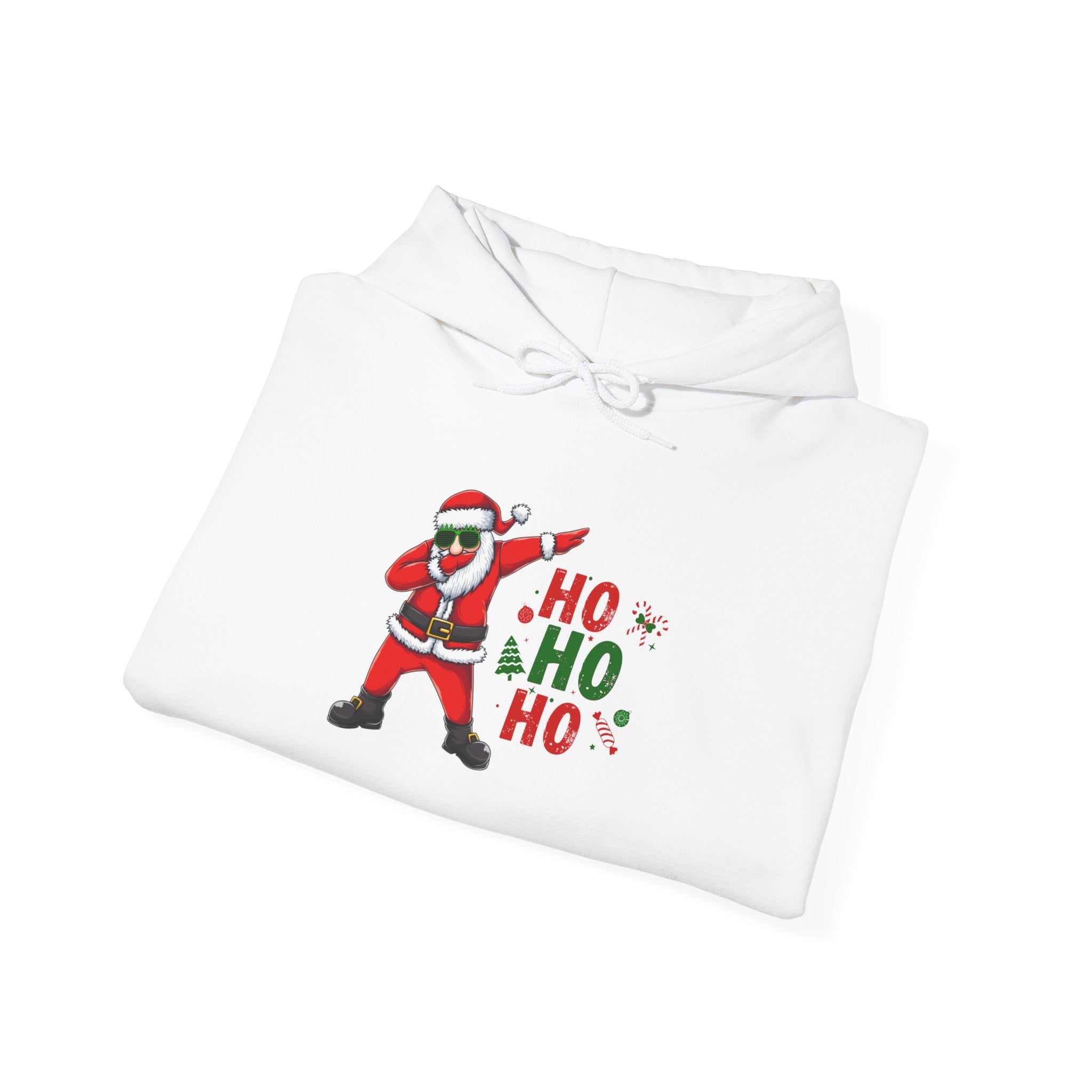 Dabbing Santa Hoodie — 'Ho Ho Ho' Christmas Holiday Sweatshirt