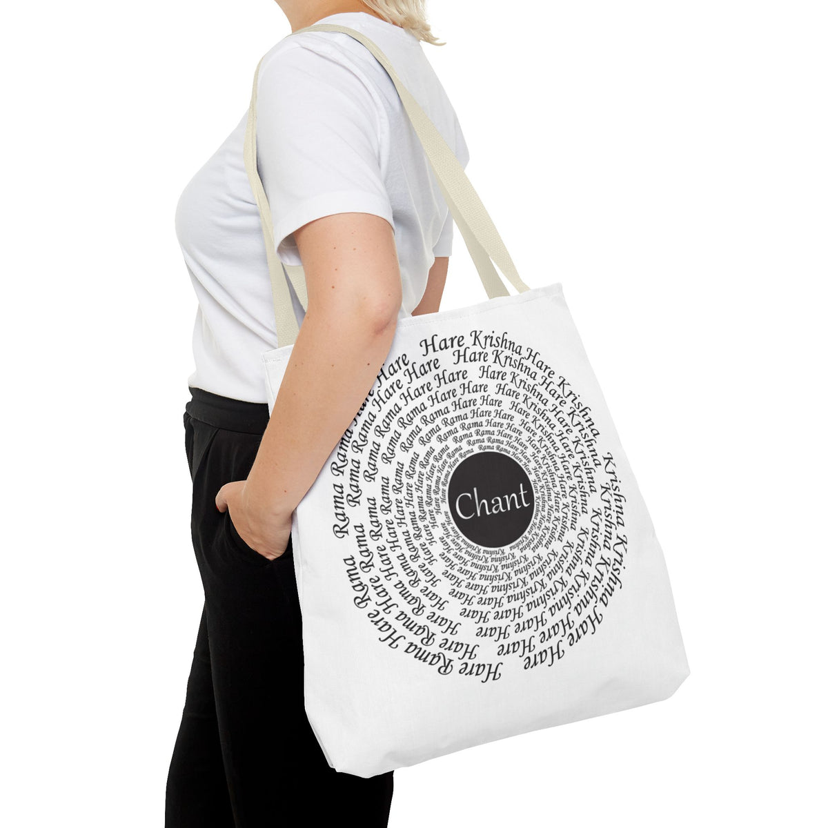 Hare Krishna Chant Mantra Meditation Tote Bag