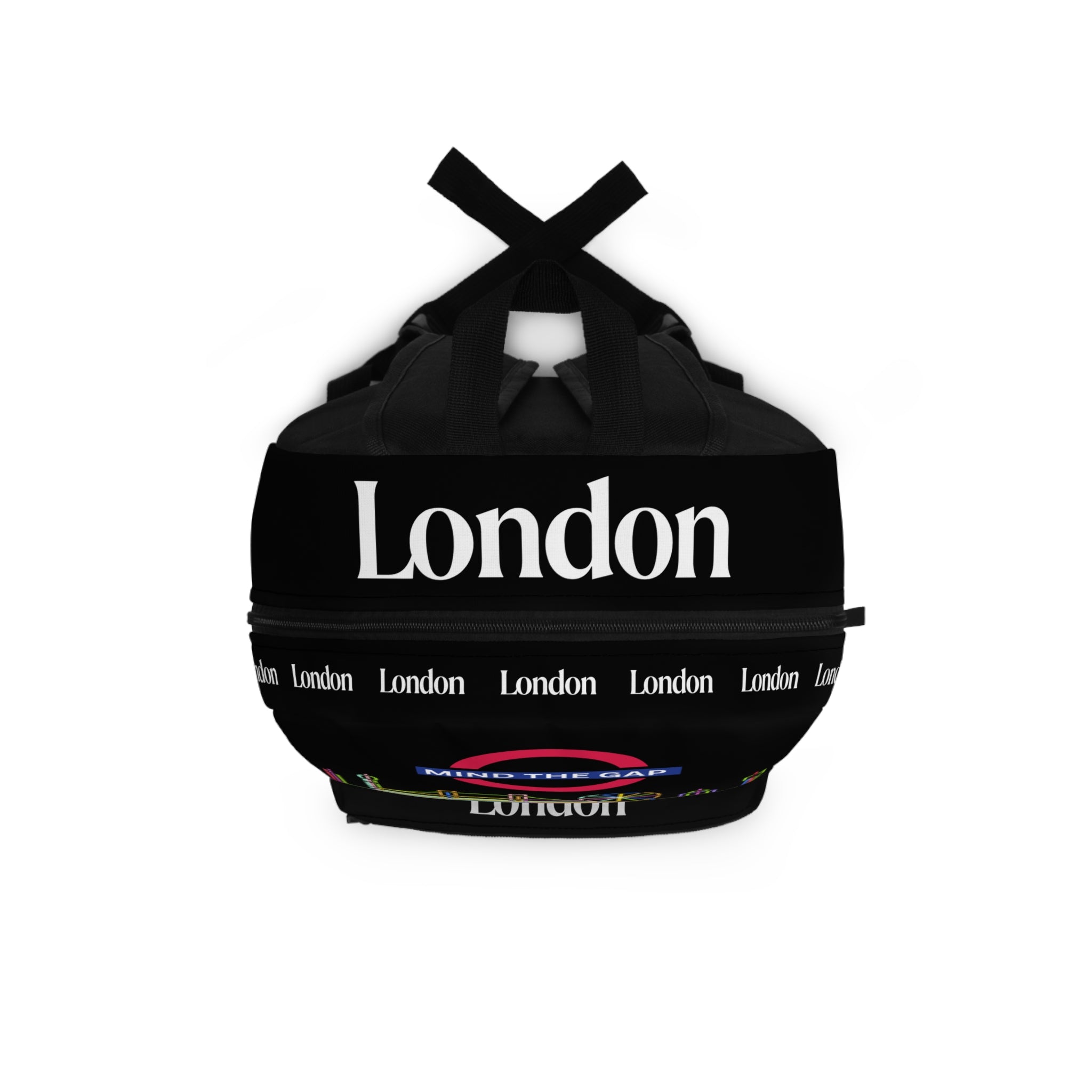 London Map Backpack, Urban Travel Bag, Mind The Gap Design, Gift for Students, Exciting City Adventure Accessory, Perfect for Tours