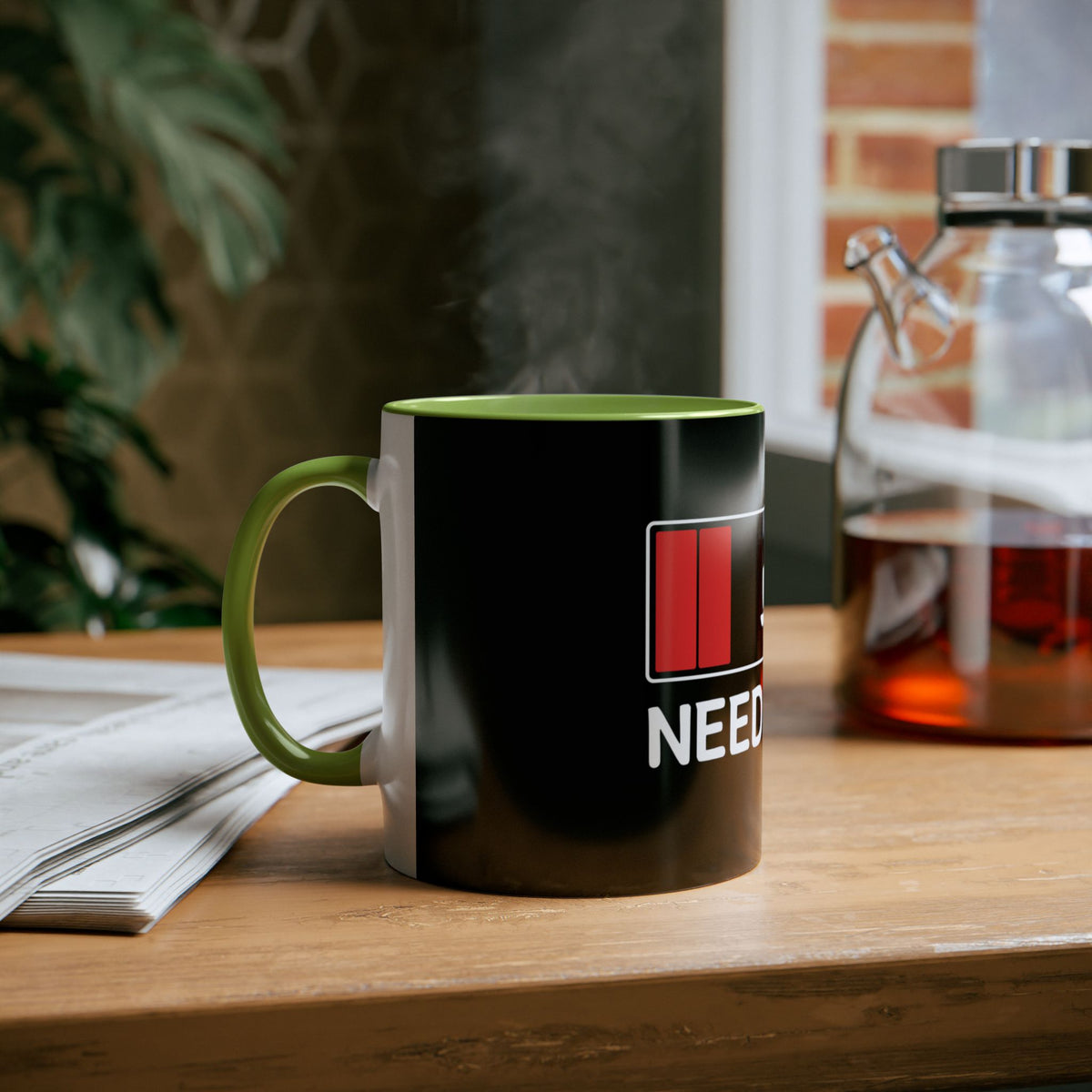 Chai Battery Gauge Mug 11oz - Conscience Garment