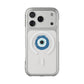 Clear Magnetic Phone Case with Evil Eye Design — Protective MagSafe-Compatible iPhone Cover