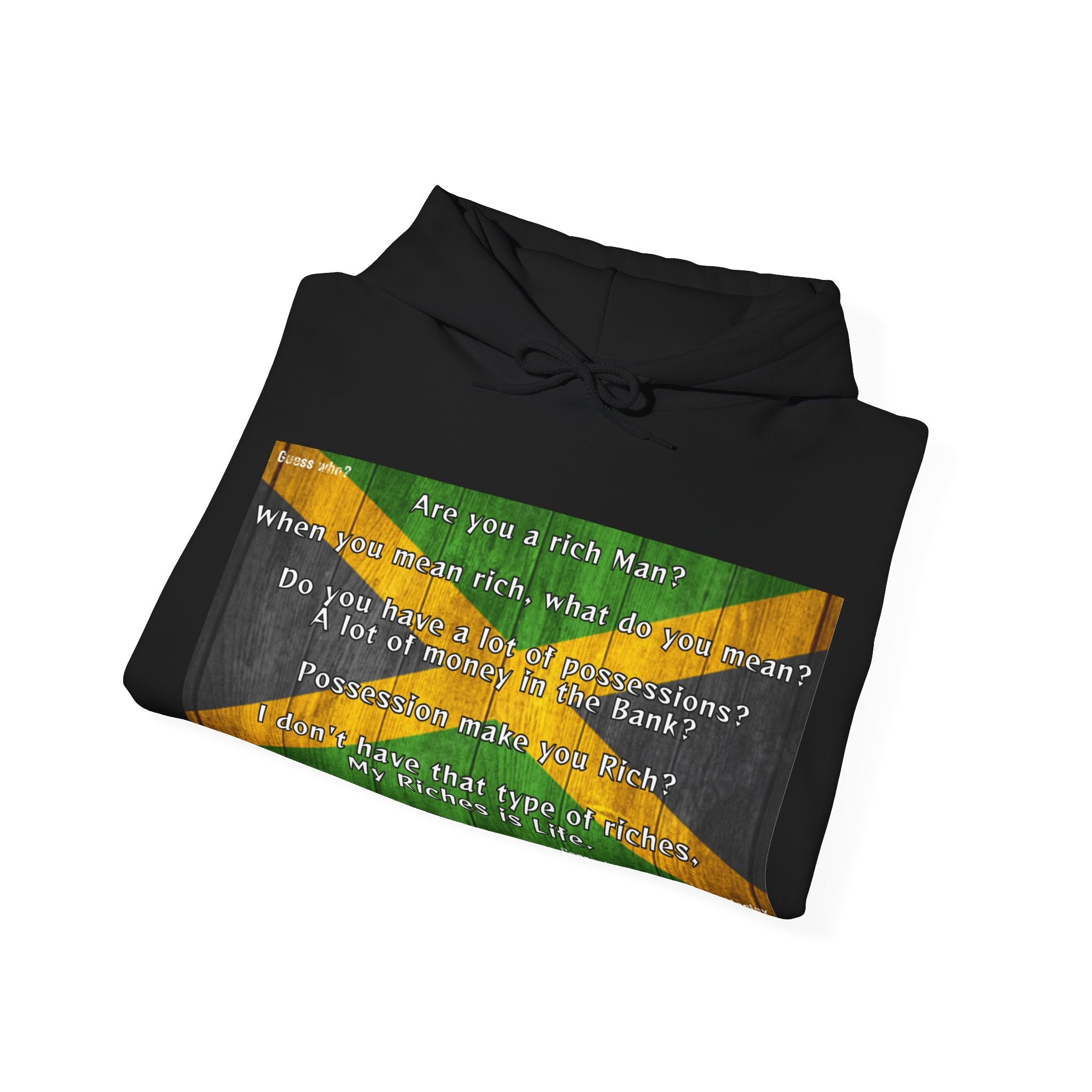 Jamaica Flag with Bob's Wise Lyrics