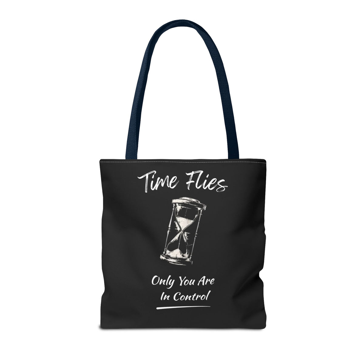 Time Flies Motivational Tote Bag