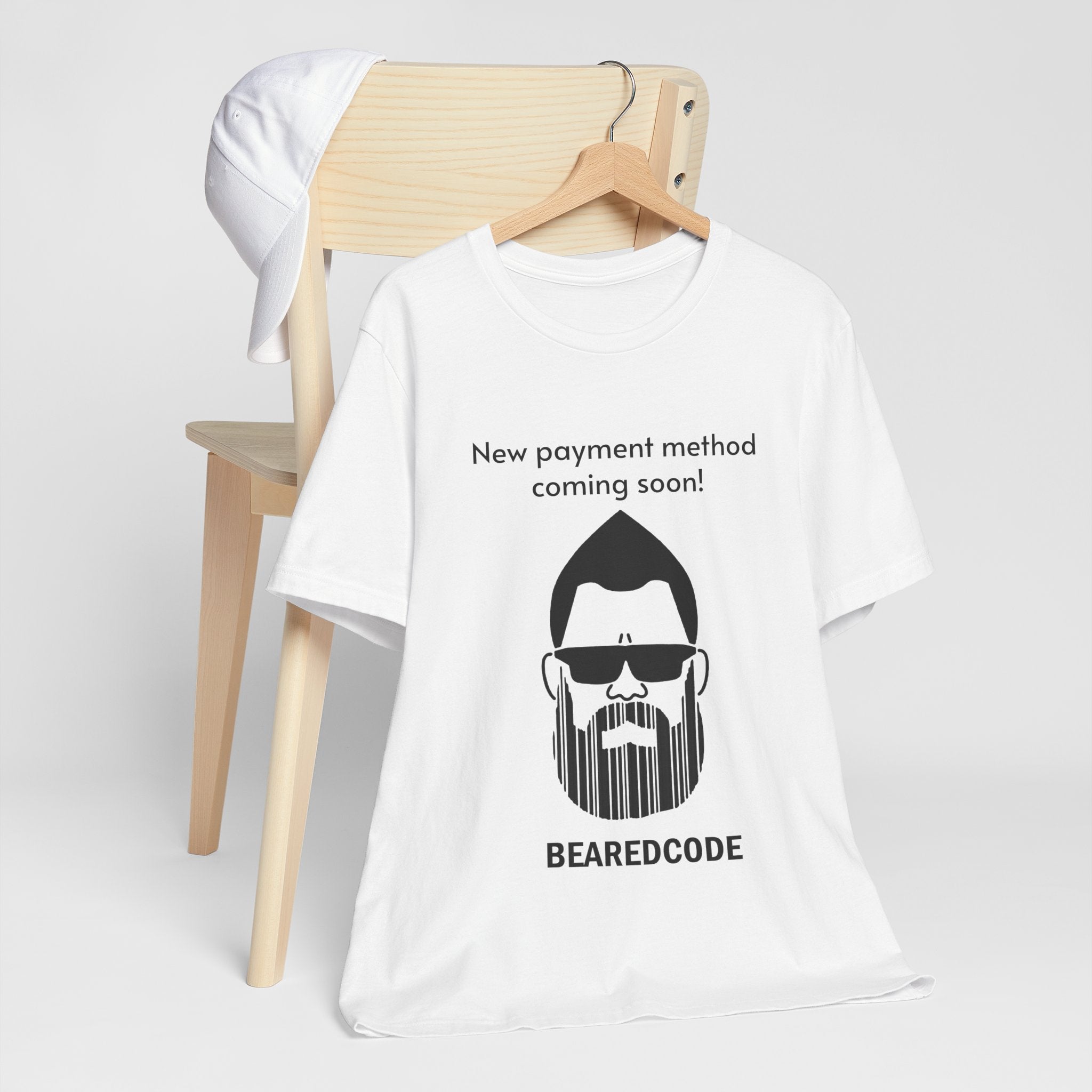 Bearded Man Barcode T-Shirt