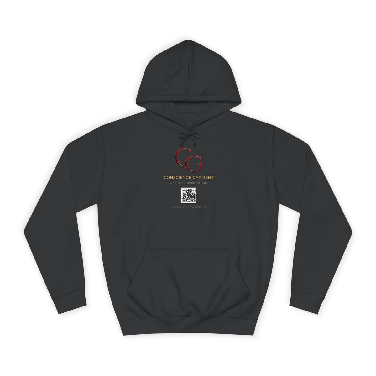Unisex College Hoodie - Motivational Quote Apparel, Cozy Comfort, Perfect for Students, Gift for Graduates, Campus Wear