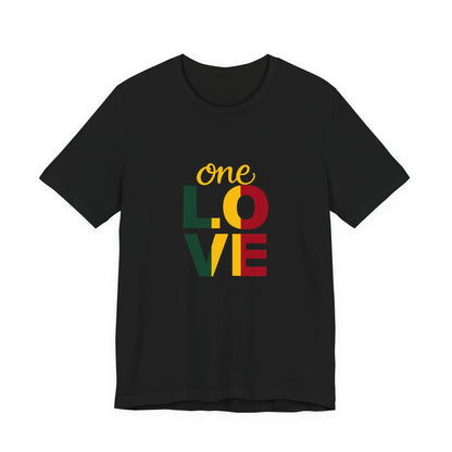One Love Reggae T-shirt Short Sleeve
