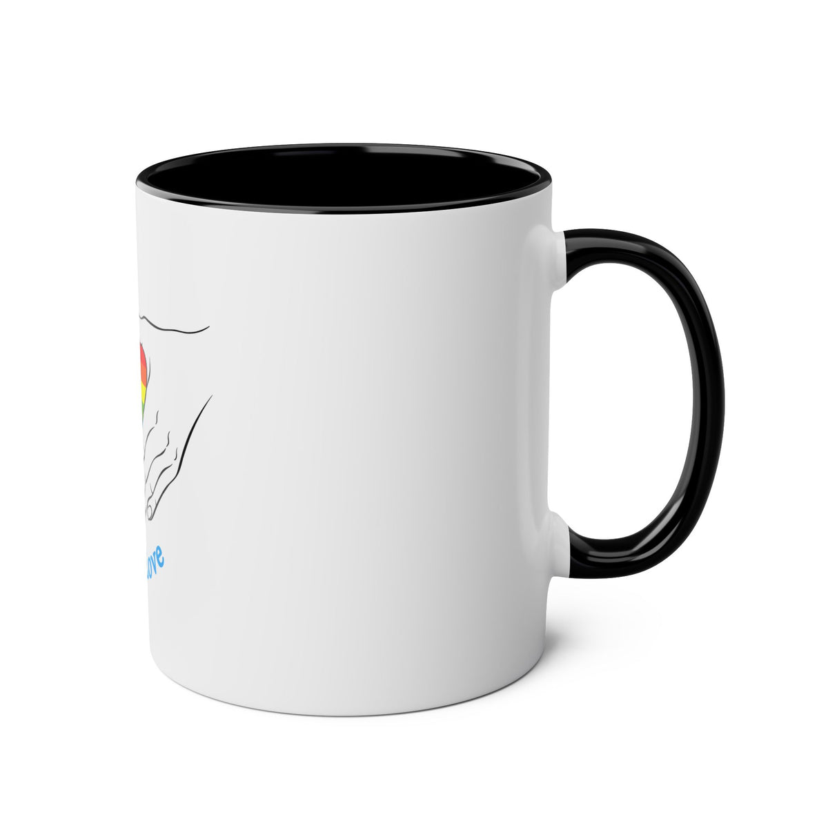 Love Is Love Two-Tone Mug - Conscience Garment