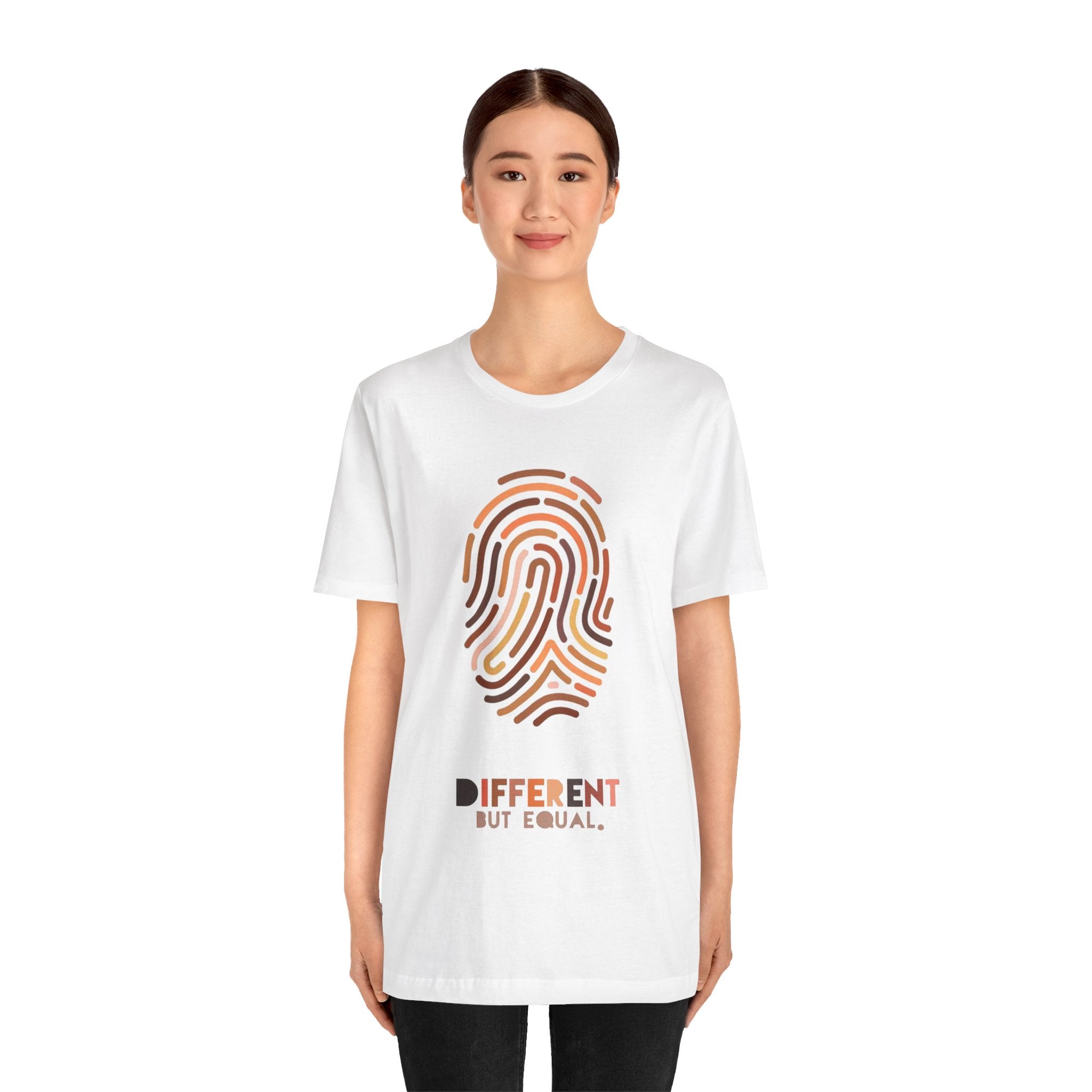 Different but Equal Fingerprint T-shirt