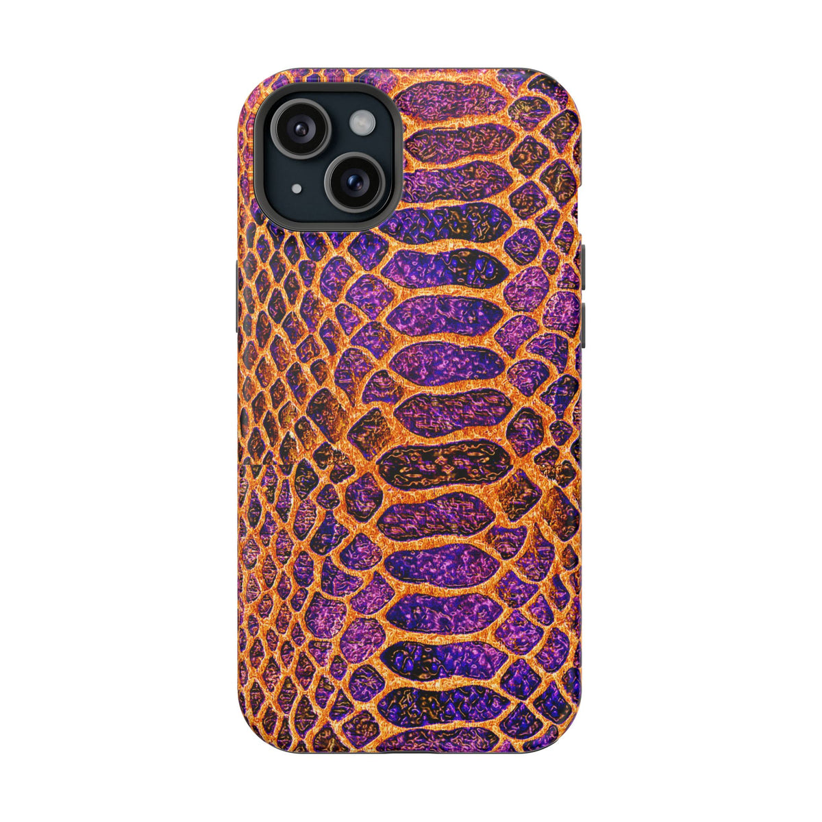 Purple-Gold Snake Skin Magnetic Impact Case