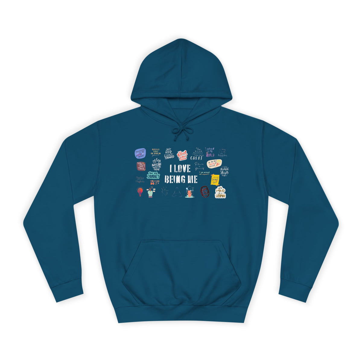Motivationl Hoodie, Unisex, Self Affirmations, Comfort, Gift, Warm, Cozy