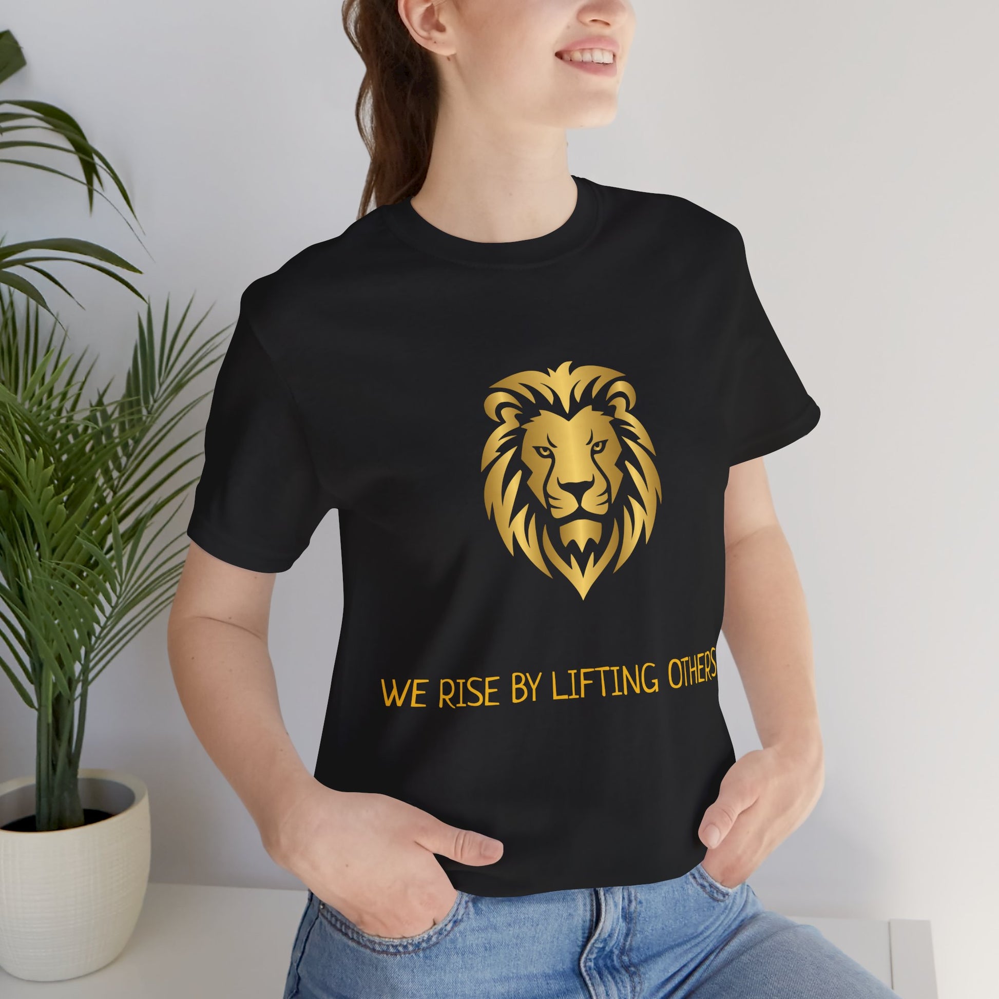 We rise by lifting others, Reggae Love Unisex T-shirt, Celebrate Unity, Peace, Culture, Music, Africa, Jamaica, Gift for Music Lovers, Festivals, and Holidays - Conscience Garment